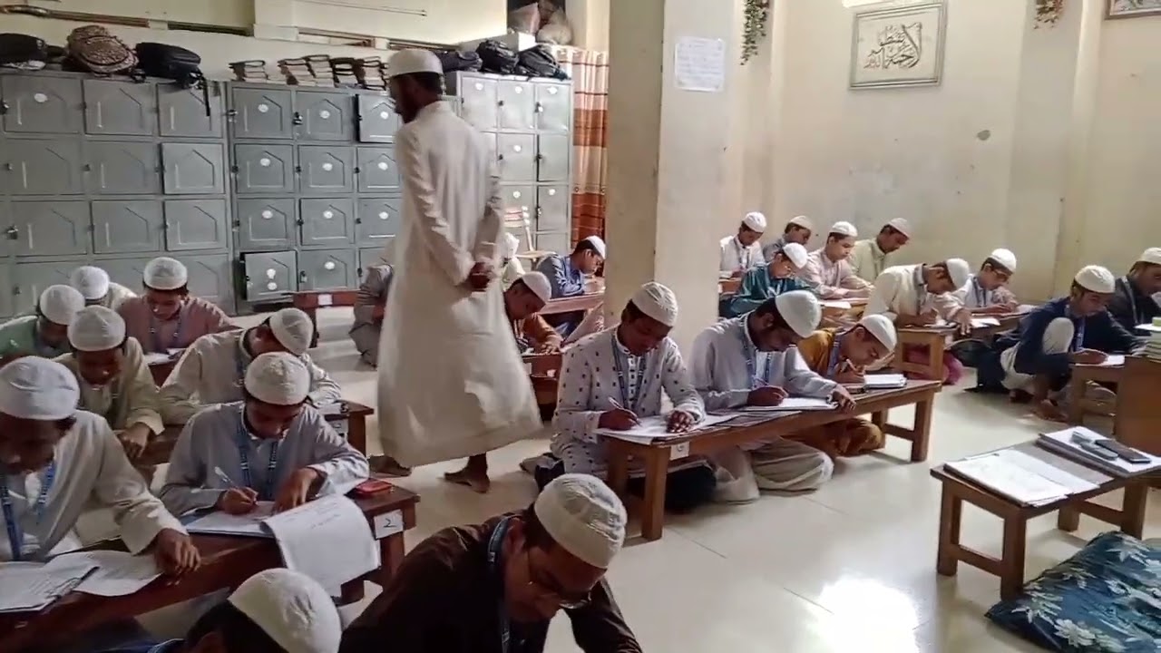 আলহামদুলিল্লাহ আমাদের মাদরাসার কিতাব বিভাগের টেস্ট পরীক্ষা