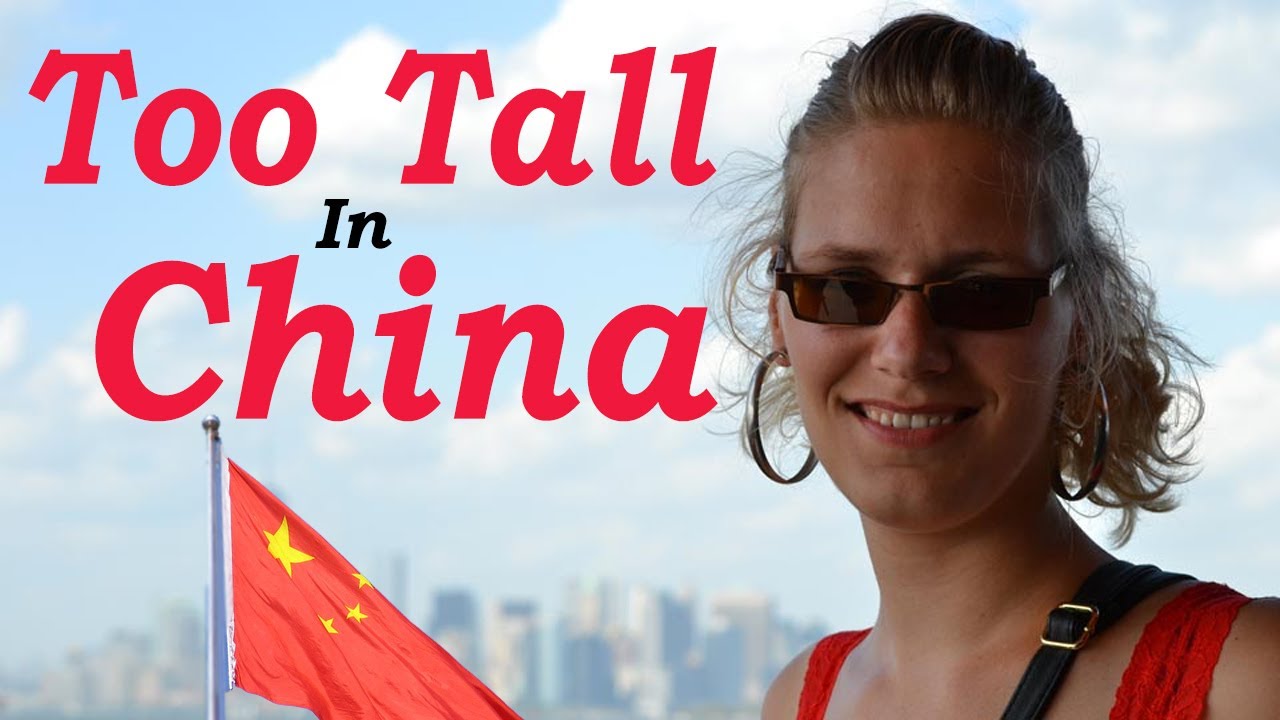 Chinese People see a Tall Blond Foreign Girl & Go Crazy!