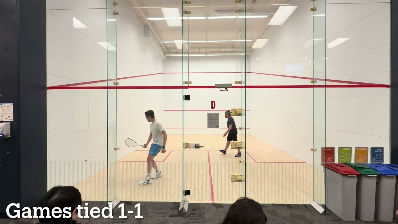 Squash - MRU Open 2026 - Division 5 - Round 1 - Ryan vs Jonathan