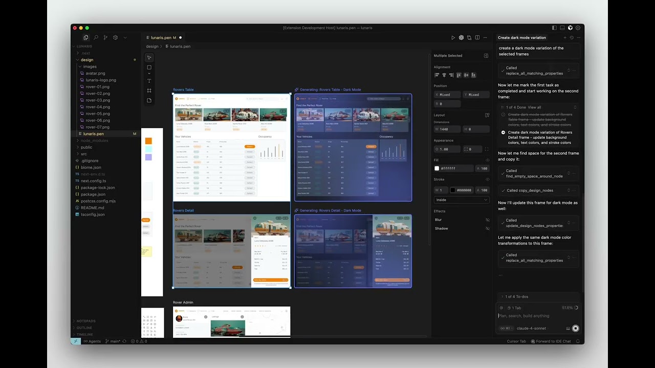 Pencil.dev - Design mode for Cursor