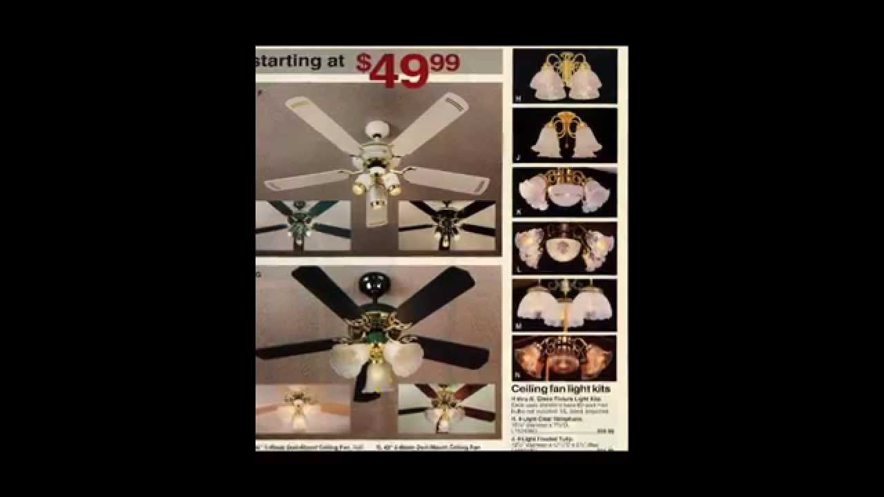 Ceiling Fans from the 1994-1995 JCPenney and Sears Catalogs