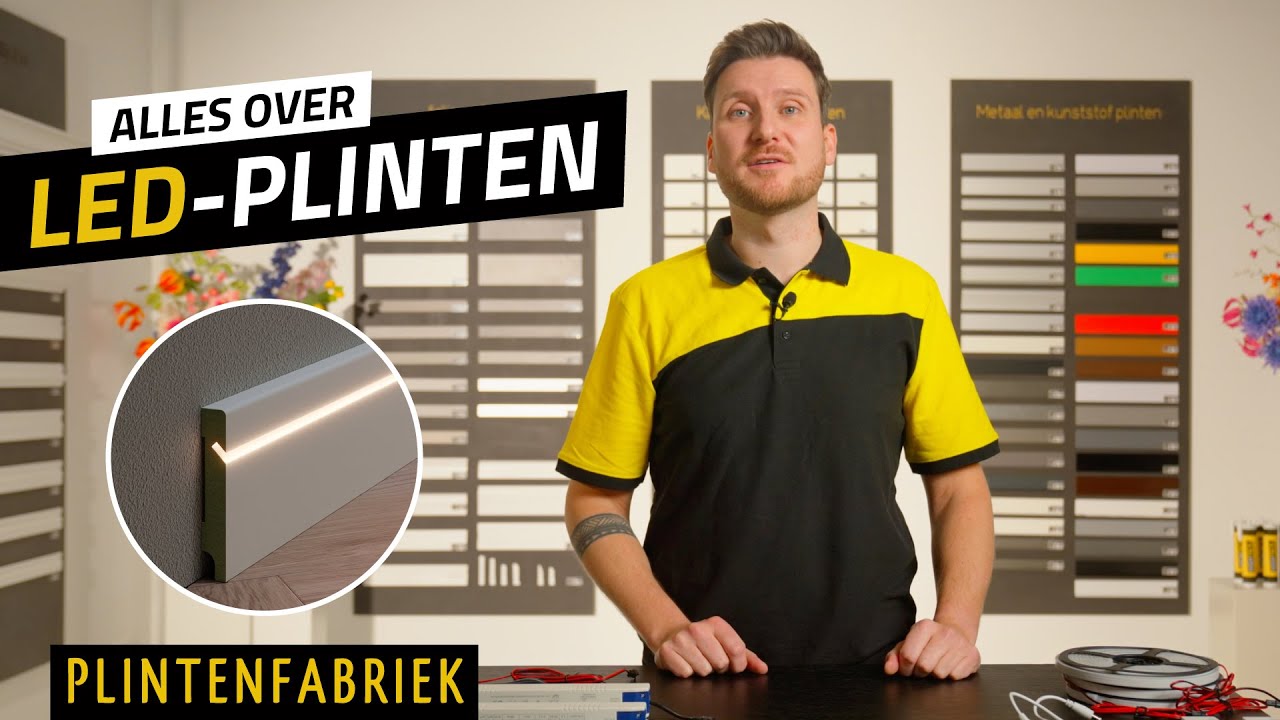 MDF plinten met LED-verlichting - Plintenfabriek