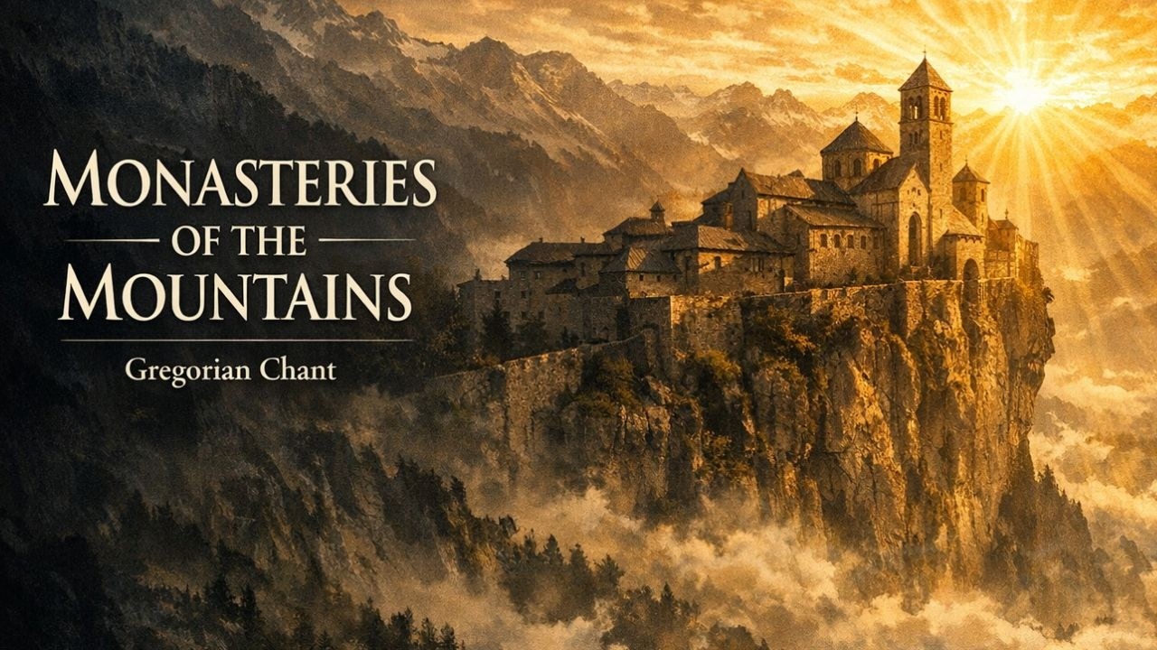 Monasteries of the Mountains | Gregorian Chant Sunrise Meditation