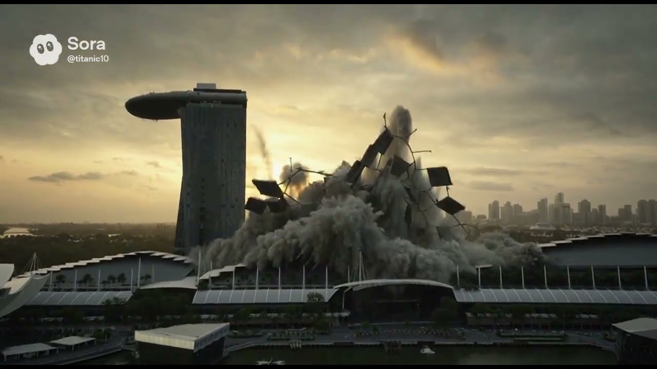 life after people fanmade, marina bay sands