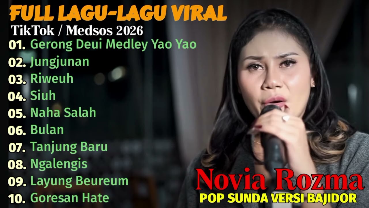 NOVIA ROZMA - GERONG DEUI,JUNGJUNAN ( LAGU-LAGU POP SUNDA VERSI BAJIDOR TERPOPULER )