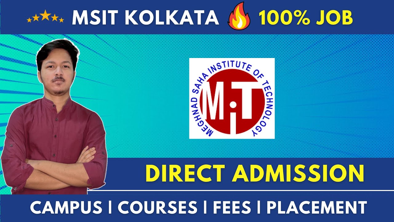 MSIT KOLKATA 2023 | CUTOFF | FEES | PLACEMENT | WBJEE 2023 Counselling