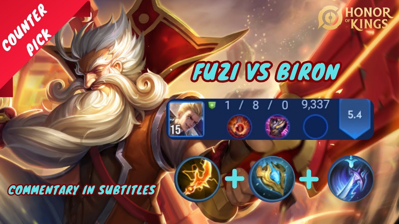 HOK: Fuzi VS Biron | The Underrated Fuzi can COUNTER Biron?
