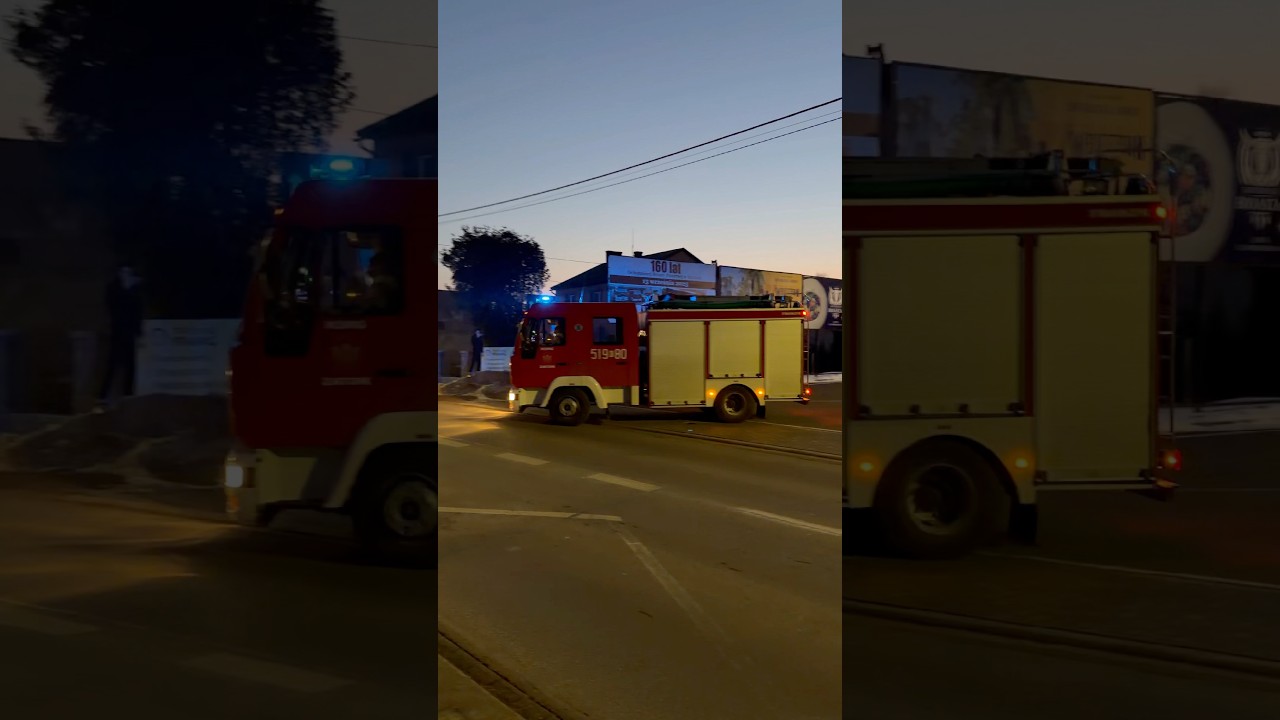 519[K]80 Wyjazd do Pożaru Sadzy w Kominie 