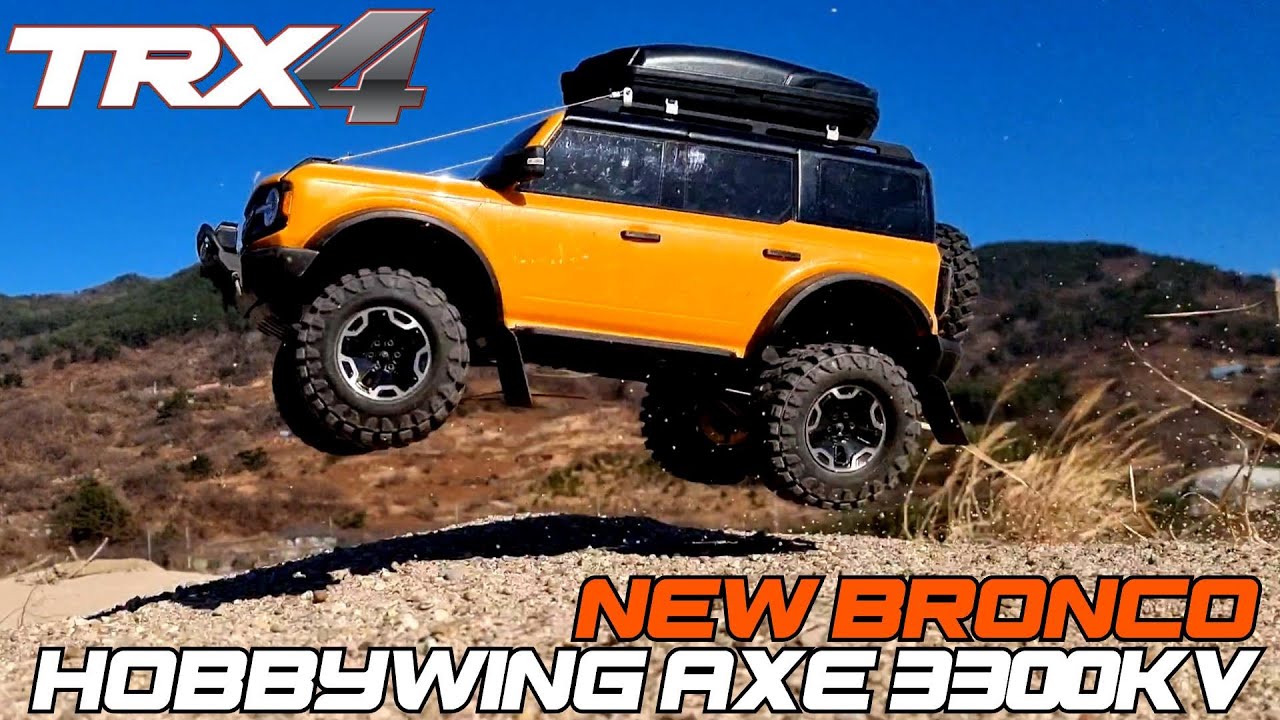 RC Car New Bronco Fast Rally :: Traxxas TRX4 2021 Ford Bronco :: Brushless 3S Test Run