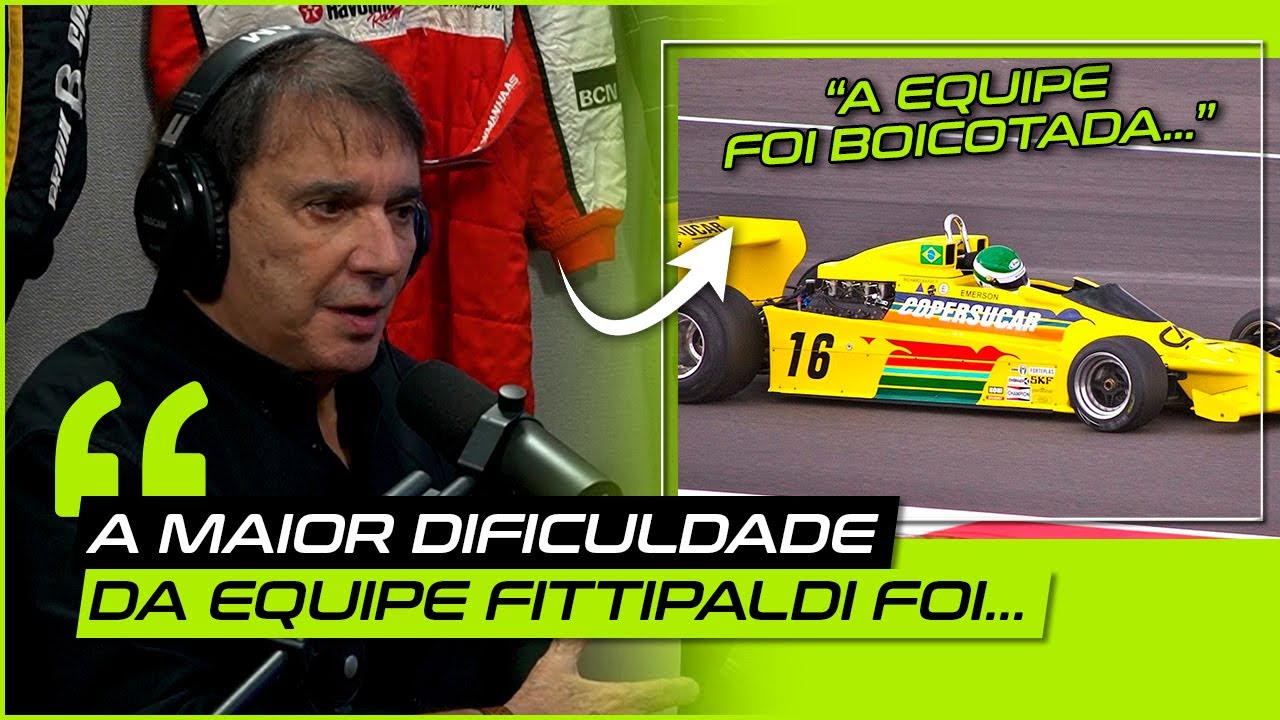 A VERDADE POR TRÁS DA EQUIPE FITTIPALDI NA F1 #pelaspistaspodcast
