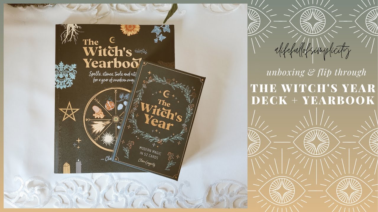 The Witch's Year Deck + The Witch's Yearbook | Flip-Through