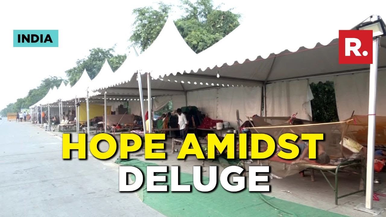 Delhi Relief Camp Provides Shelter To Flood-Affected Individuals