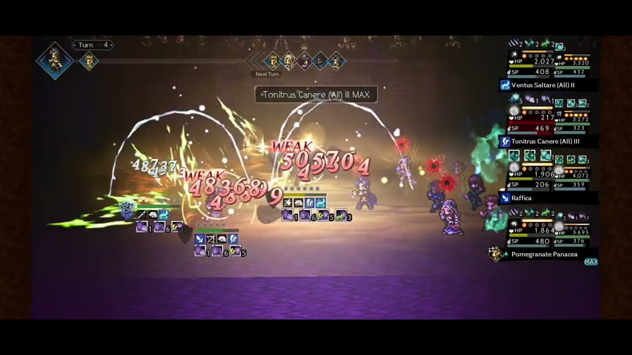 Hammy Cup in 6 turns without Primrose-ex [Octopath Traveler : COTC (SEA Version)]