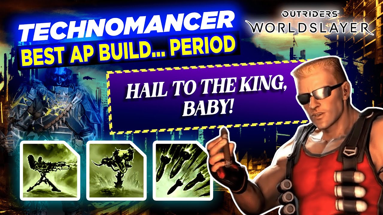 Outriders WORLDSLAYER Best AP Techmonger Build PERIOD - POST NERF - Jaw Dropping Performance