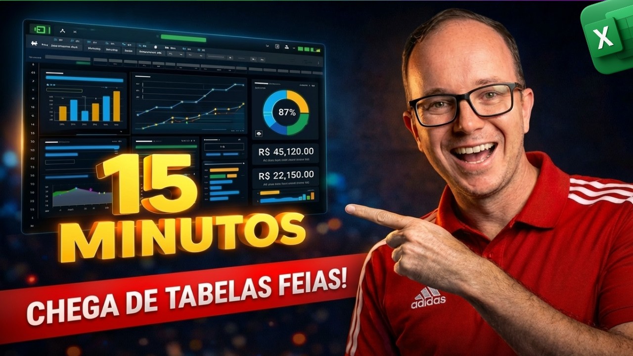 🛑 PARE de fazer TABELAS Feias! Crie este DASHBOARD em 15 Minutos!