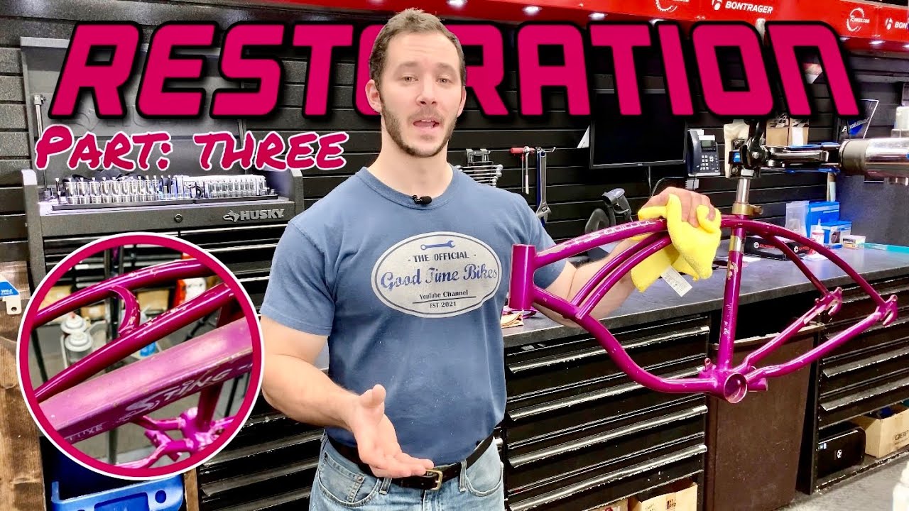 How to Bring a Glossy Finish back to an Old Schwinn Stingray Bike #goodtimebikes