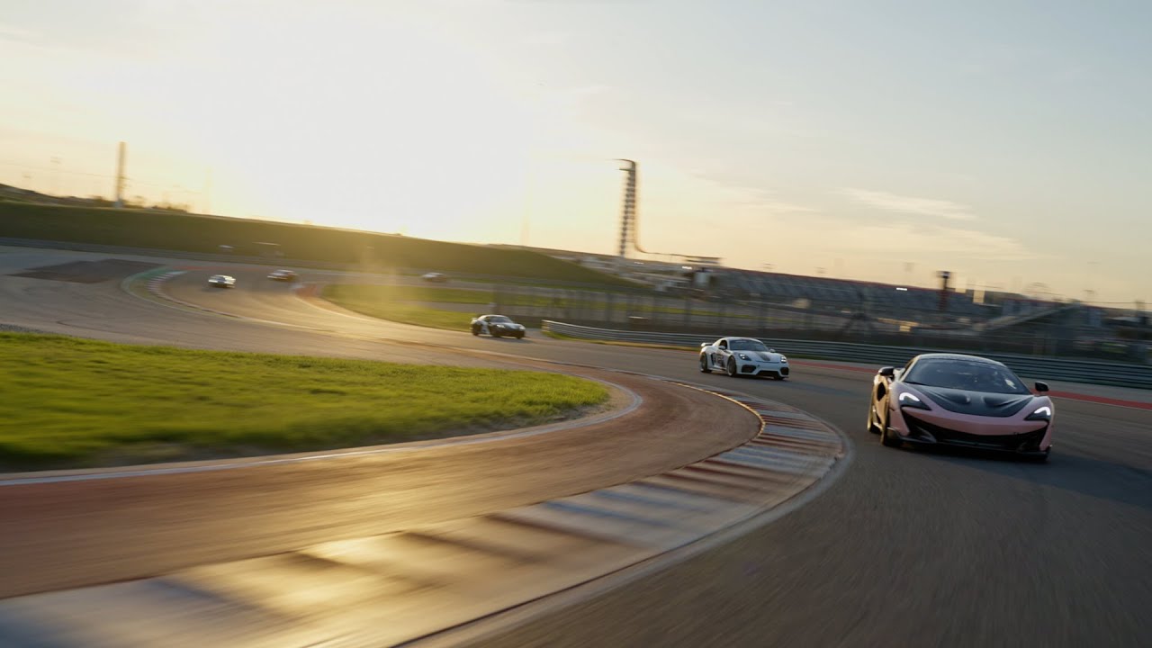 Pink McLaren 600LT COTA Track Day
