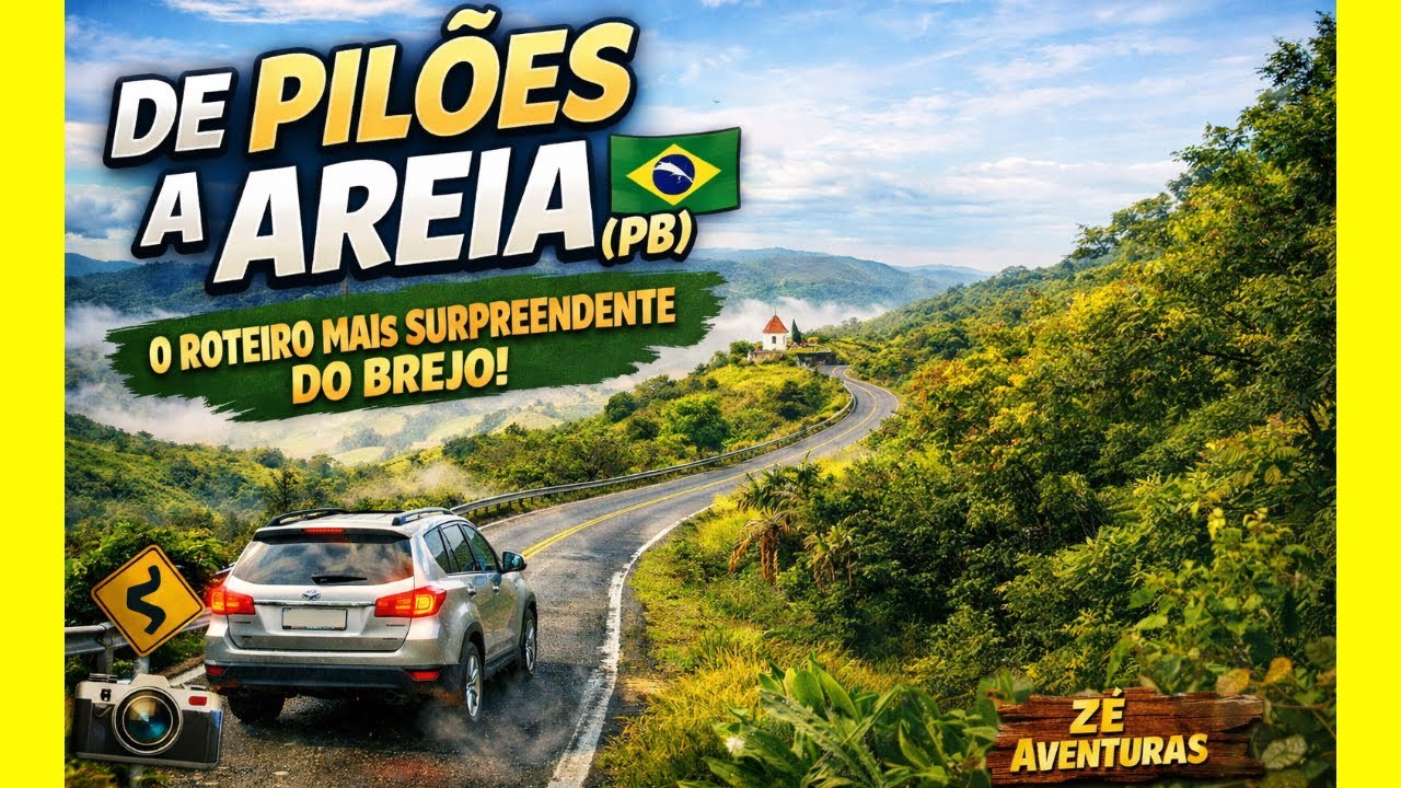 De Pilões a Areia (PB) 🇧🇷 | Um dos Trechos Mais Lindos e Surpreendentes do Brejo Paraibano