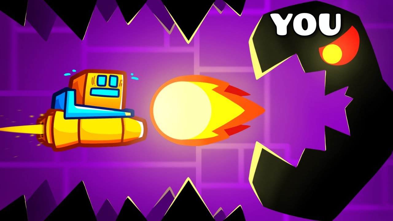 Geometry Dash, But YOU Are The Level...