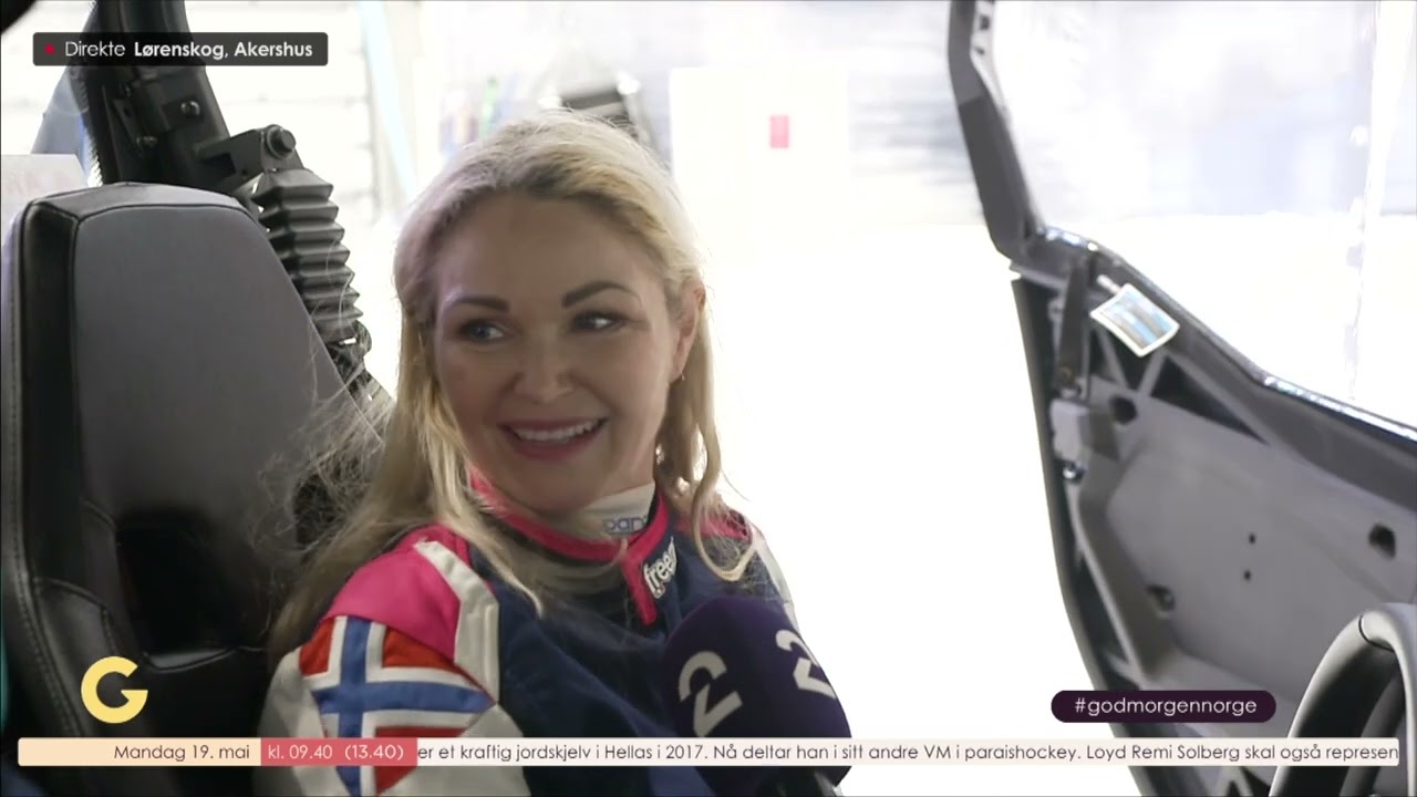 Christina Dobloug kjører Can-Am UTV på Snø