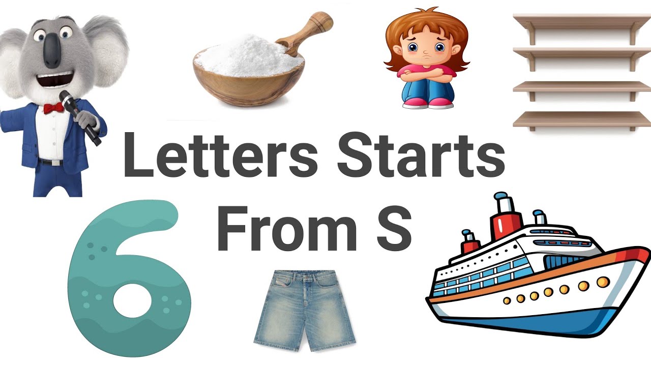 Letters Start From S || Letters Start With S || S पासुन सुरु होणारे शब्द ||