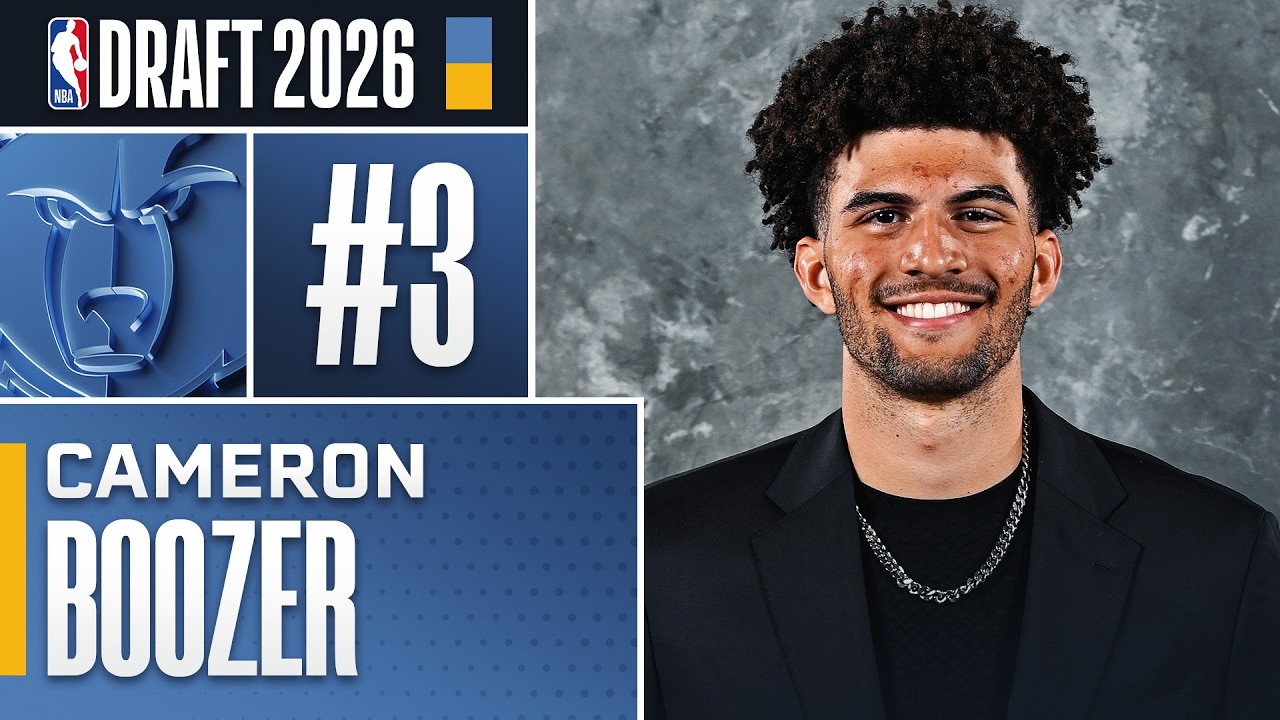 Cam Boozer goes #3 Overall to the Memphis Grizzlies in the 2026 NBA Draft!
