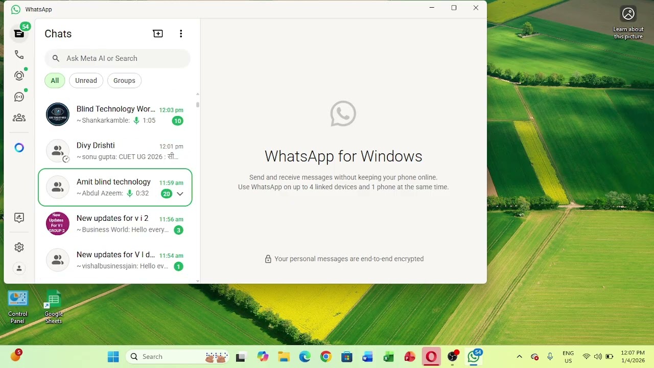 How to navigate very easily in WhatsApp desktop new interface