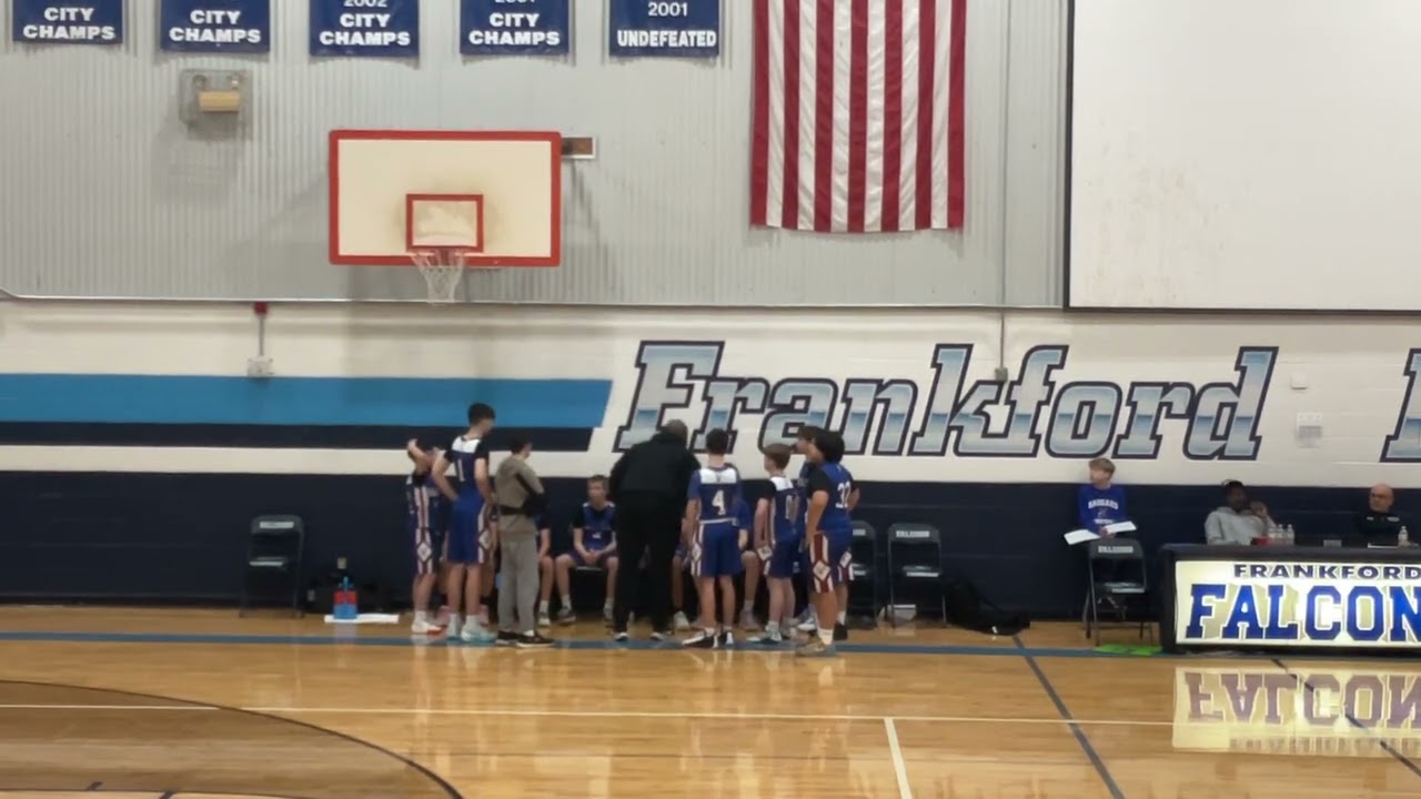 HMS 8th grade B team vs Frankford 1st Qtr.