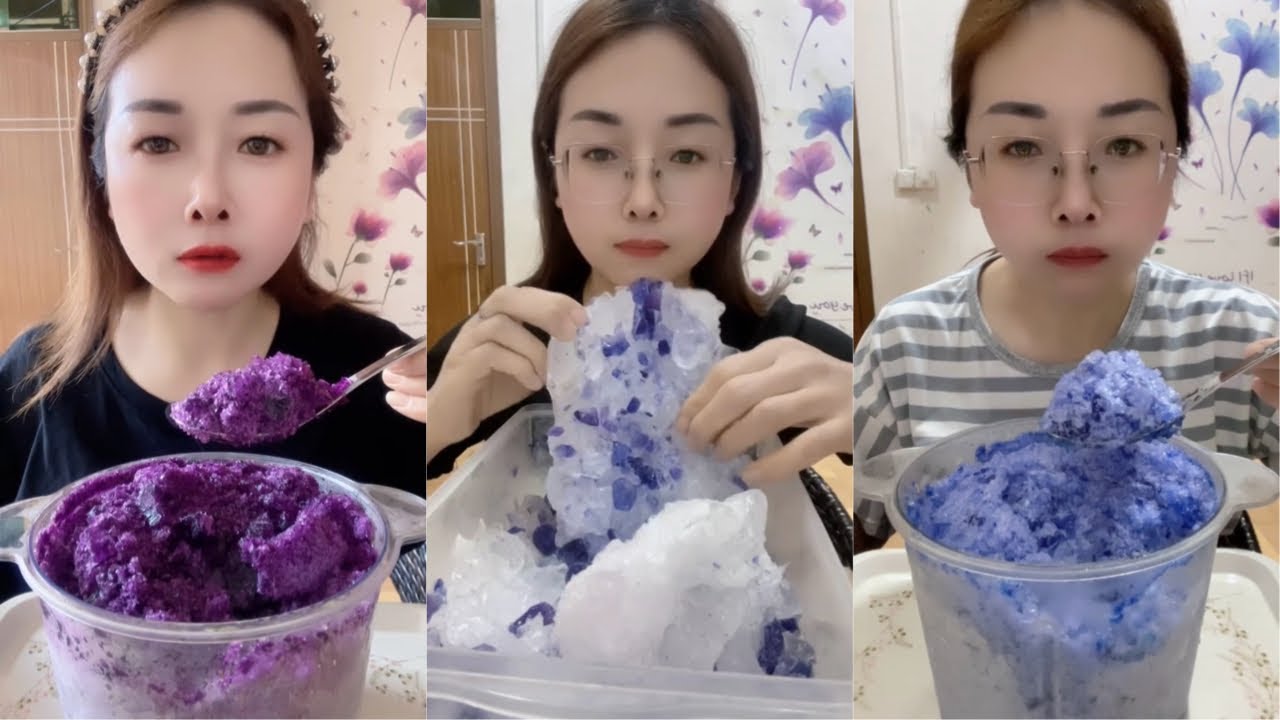 Crushed Ice Eating ASMR | Ice Eating