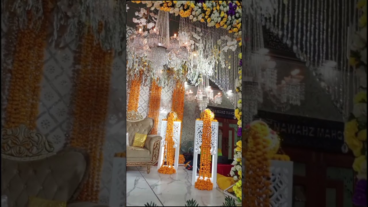 Drone Shoot Mandi Event Luxury Stage Design Ideas 2025#WeddingStage #LuxuryWedding #EventDecoration