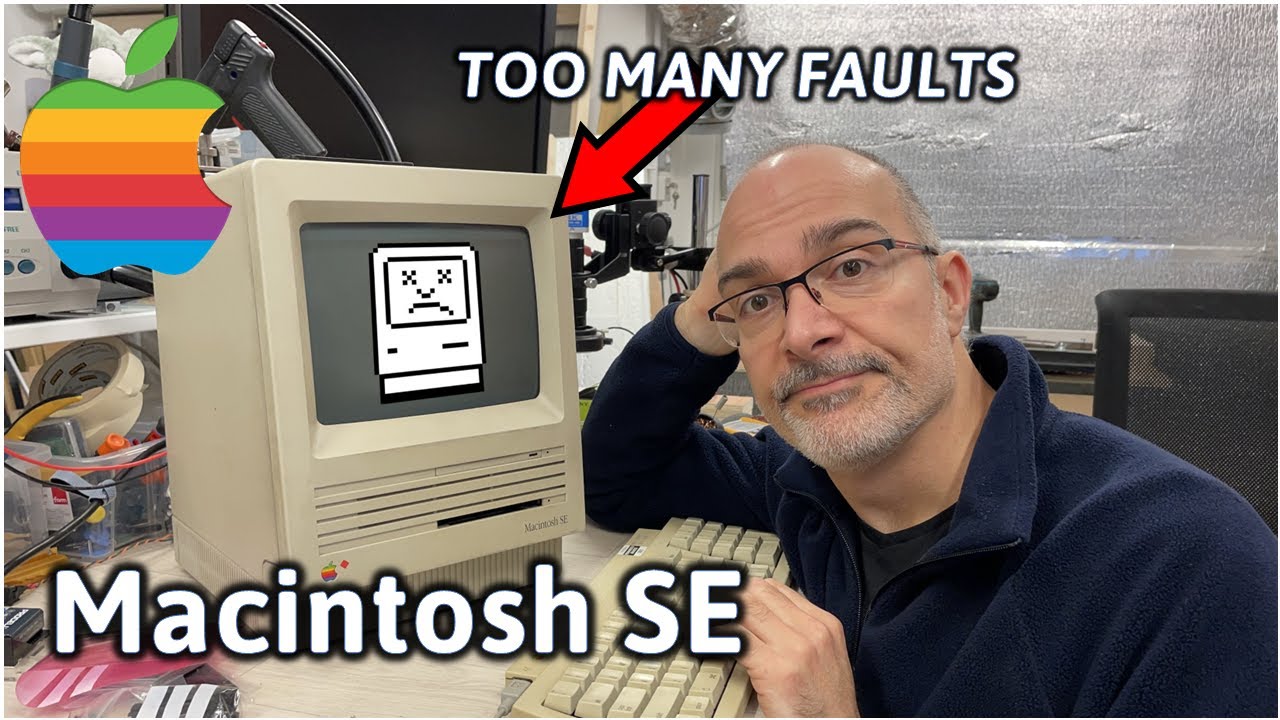 Apple Macintosh SE Repair - Too many faults to win!