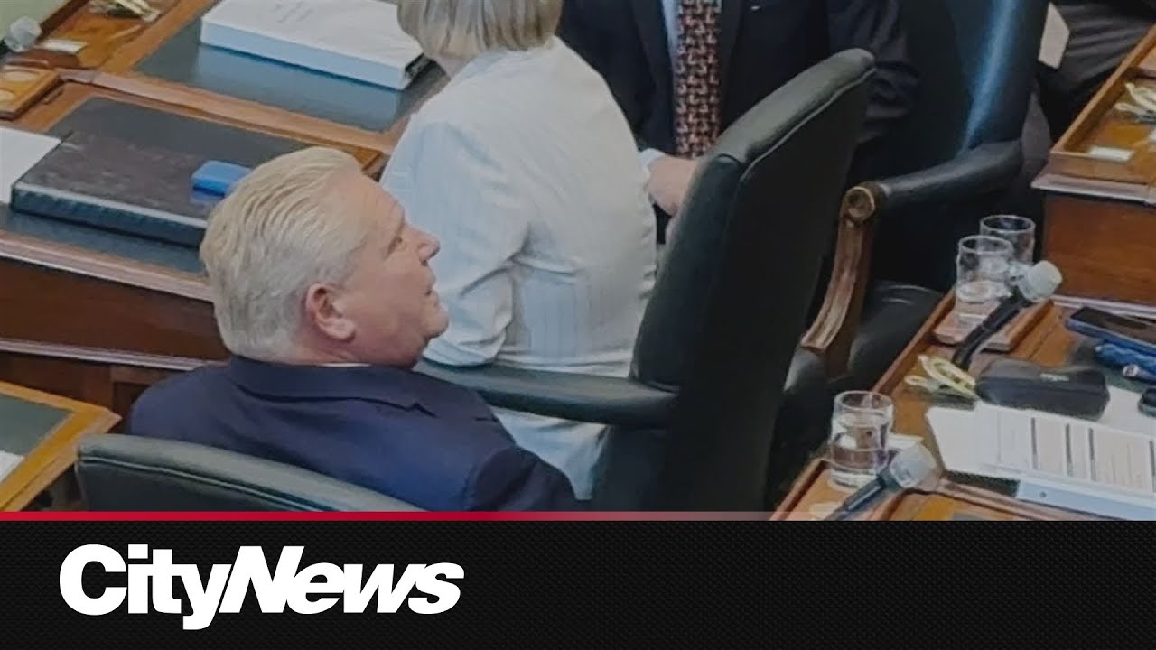 Premier Ford tells protester to 'go find a job' as controversial housing bill passes