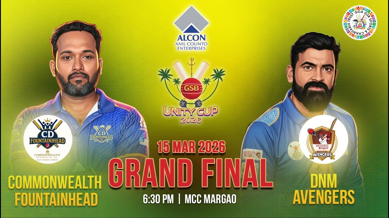 🔴Live | Grand Final | ALCON GSB UNITY CUP 2026 | Commonwealth Fountainhead vs DnM Avengers