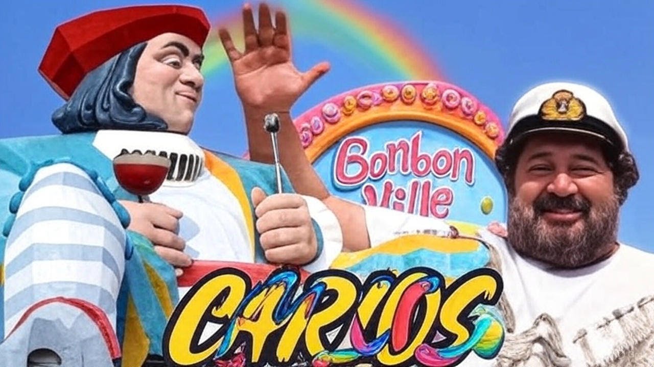 CARLOS CHANTE Le Parc Mirapolis BONBONVILLE contes, légendes, histoire et folie 33 tours féérique