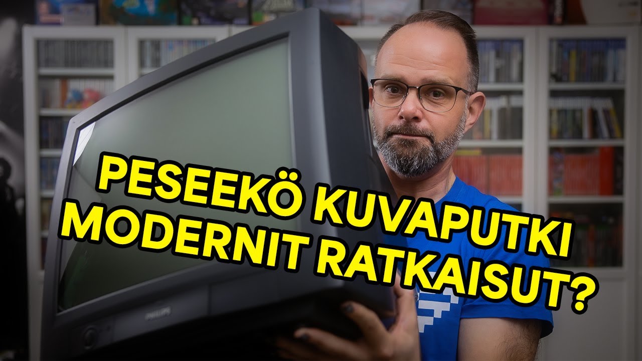 CRT VS. NYKYTELKKARI RETROPELEISSÄ - Super Peten Pelit