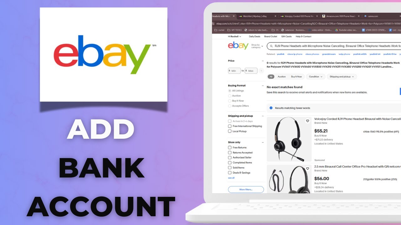 How to Add a Bank Account to eBay Seller Setup