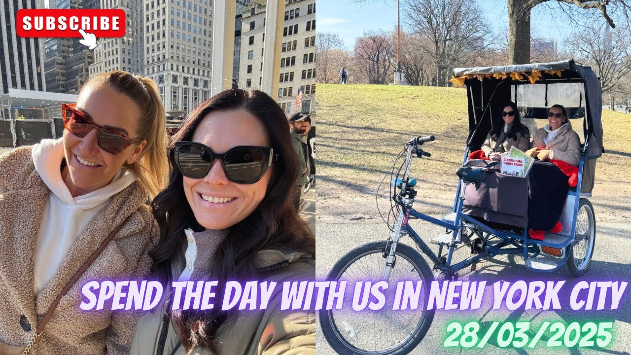 Spend The Day With Us In New York City | 28/03/2025 | Central Park Tour 💚✨