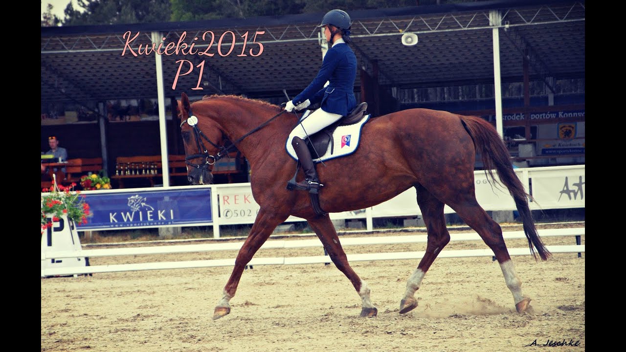 Klaudia Jeschke i Bystra Bafi ujezdzenie P1 12.06.2015r. Kwieki