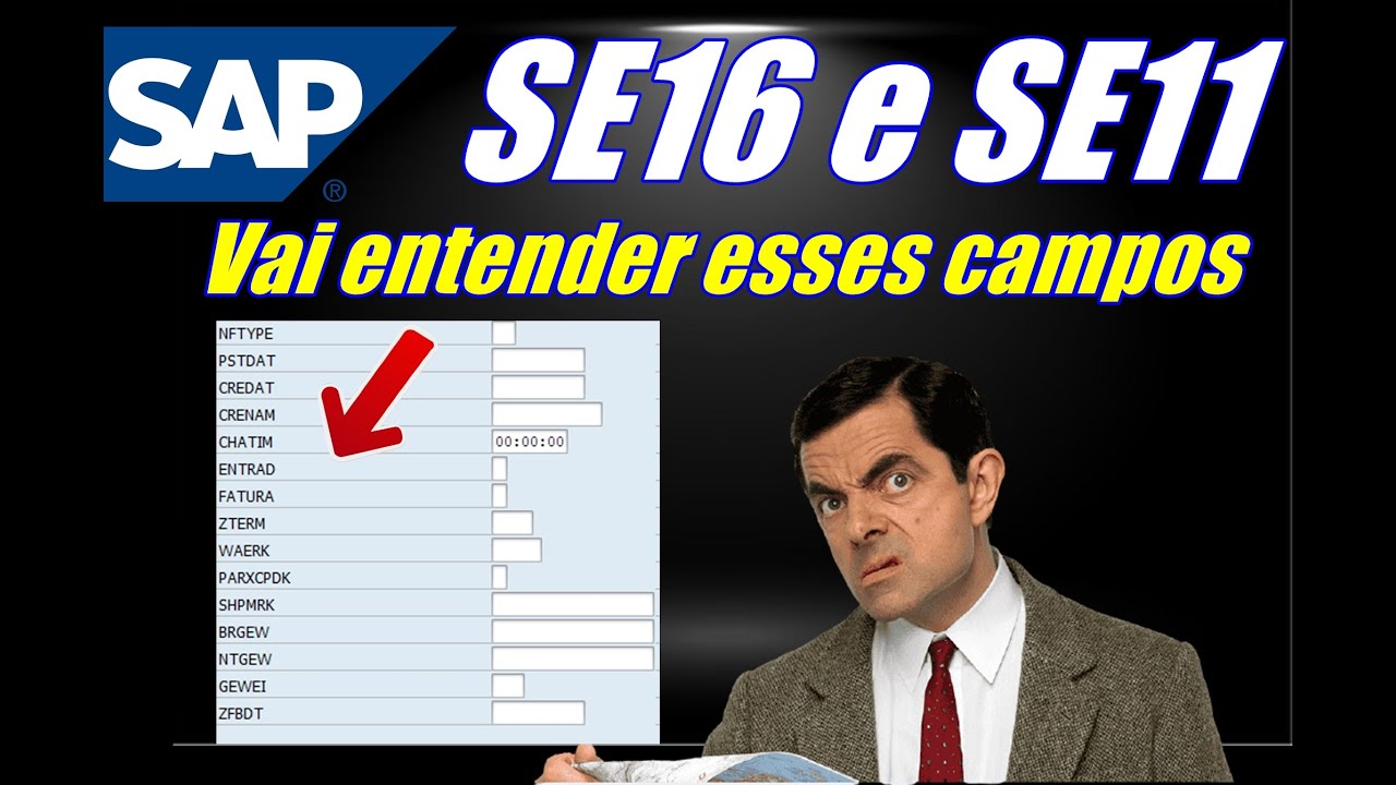 DICAS SAP - SE11 e SE16 NOME DO CAMPO E TABELAS SAP