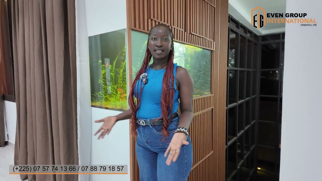 DÉCOUVREZ NOTRE SUBLIME VILLA DUPLEX DE 7 PIECES TRÈS HAUT STANDING SITUÉ A COCODY NOUVEAU CHU ANGRÉ