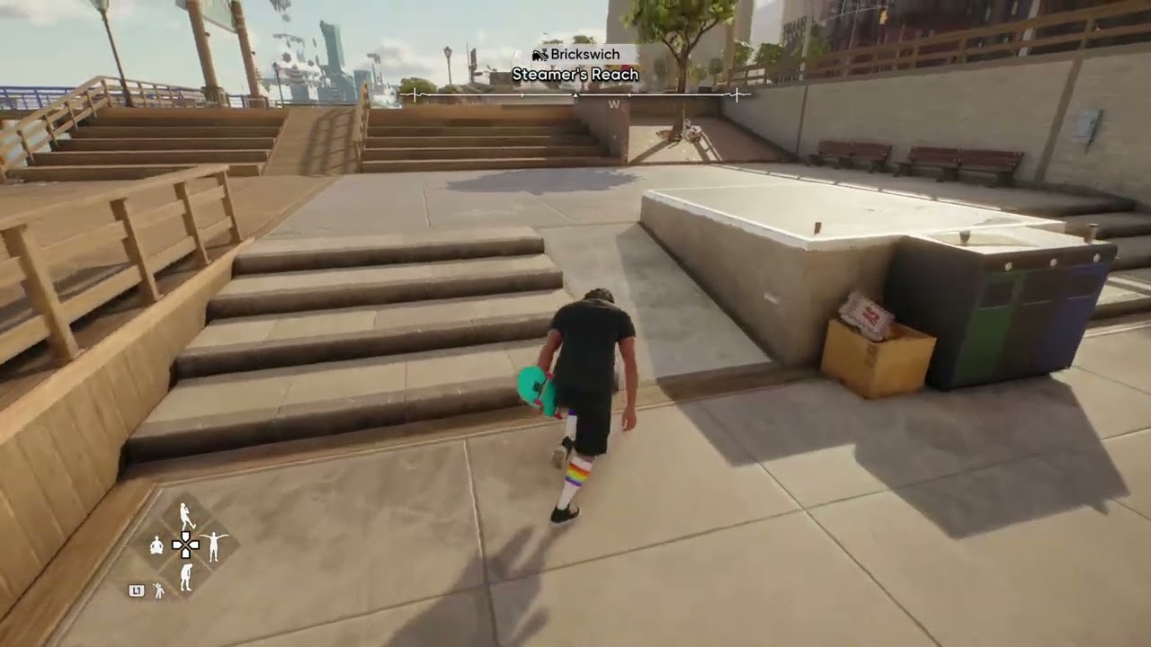 Emo kid skates alone