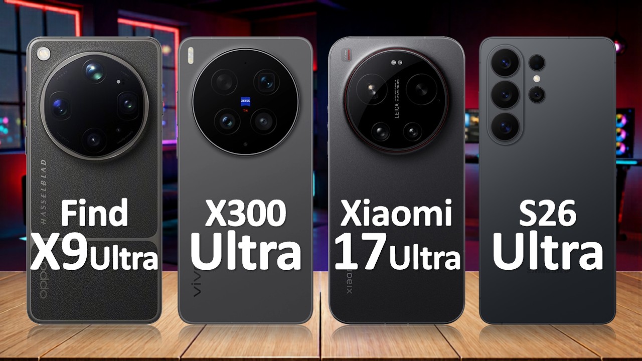 Oppo Find X9 Ultra VS Vivo X300 Ultra VS Xiaomi 17 Ultra VS Samsung S26 Ultra