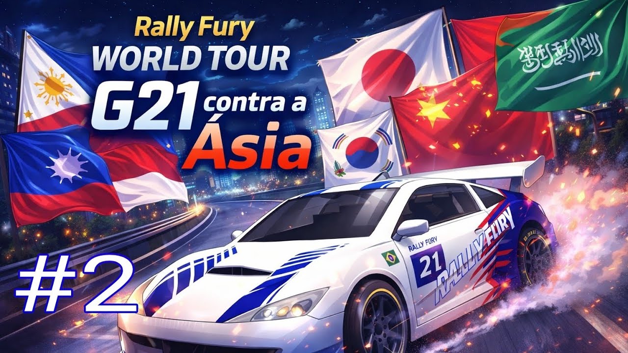 Rally Fury World Tour 🌍 | G21 contra a Ásia #2