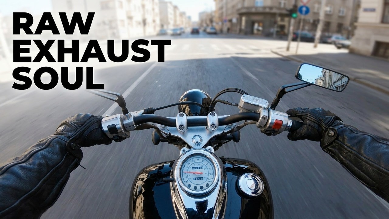 Yamaha Vstar 650 Bobber | POV City Ride Pure Engine Sound 4K