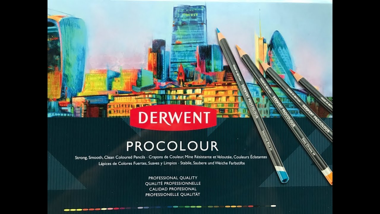 Procolor by Derwent.  My review & comparison to Colorsoft