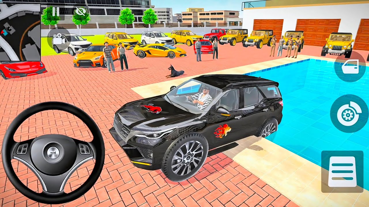 🤩Car Bike Game: Franklin Order In Indian Black Car And drives A Indian Police SUV Game🎯 Must watch