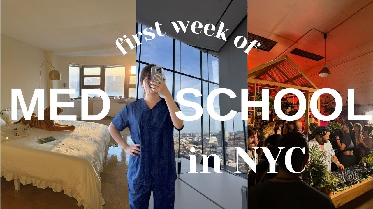 First Week of Med School | Moving to NYC 첫 의대생 브이로그