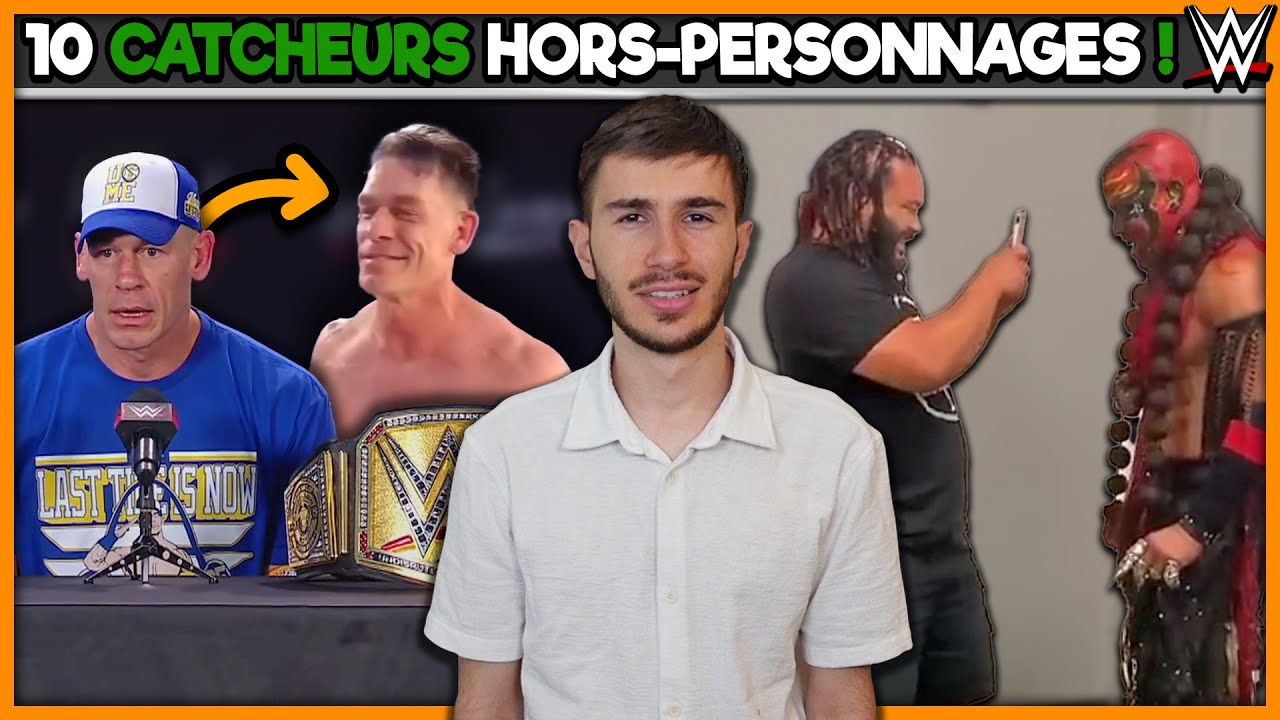 Quand les catcheurs sortent de leur personnage !