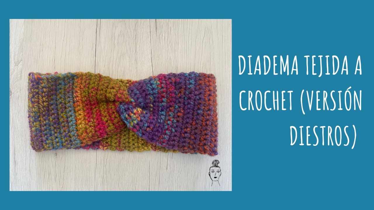 Tutorial de diadema/ bincha  a crochet paso a paso. crochet para principiantes