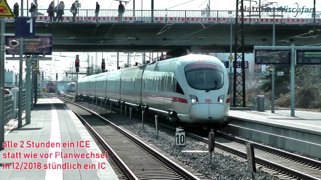 Trainspotting Weinheim (ICEs, ICs, RB & GüterGüterGüter)